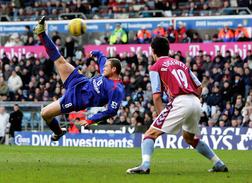 Fotboll, engelsk, Premier League, Aston Villa - Manchester