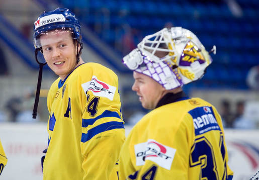 Andreas Karlsson och Daniel Henriksson, målvakt