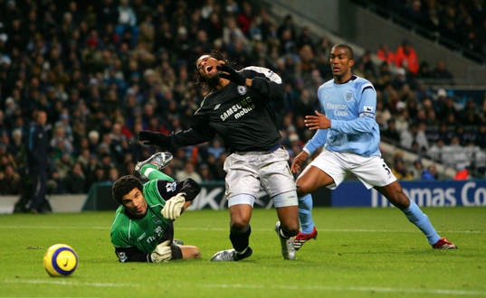 Fotboll, engelsk, Premier League,  Manchester City -