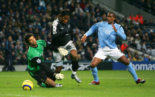 Fotboll, engelsk, Premier League,  Manchester City -