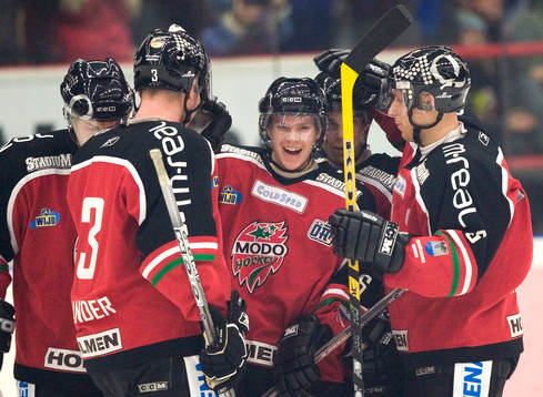 Tobias Enström, gör Modos första mål
