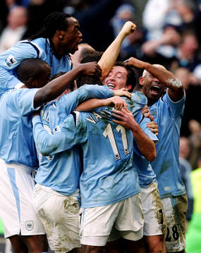 Fotboll, Premier League, Engelsk liga, Manchester City -