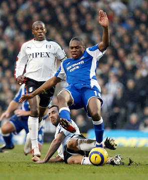 Charles N'Zogbia, Newscastle och Ian Pearce, Fulham