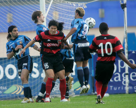 Fotboll, Djurgården - Pohang Steelers
