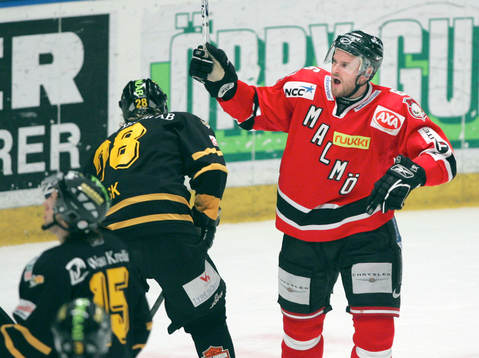 Patrik Ahlstrand, Malmö, jubel