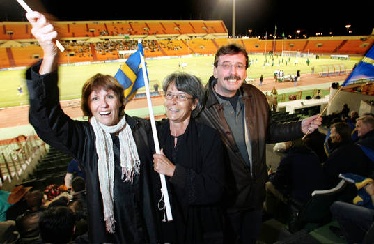 Eva Jansson, Anette Carlsson, och Conny Jansson var några