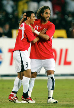 Mido, jubel, Egypten