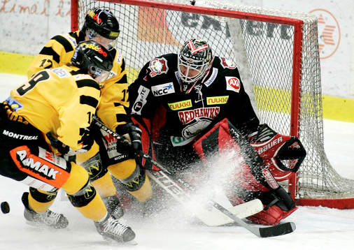 Magnus Wernblom och Andreas Falk, Skellefteå, har en chans
