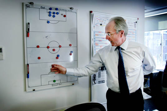 Fotboll, Sven-Göran Eriksson, förbundskapten England, på