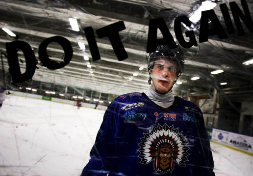 Frölundas nya spelare Markus Seikola tränade med laget
