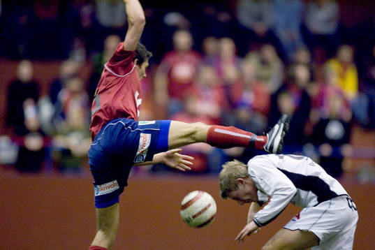 Fotboll, Euro Accident Cup, final, Öster - Halmstad
