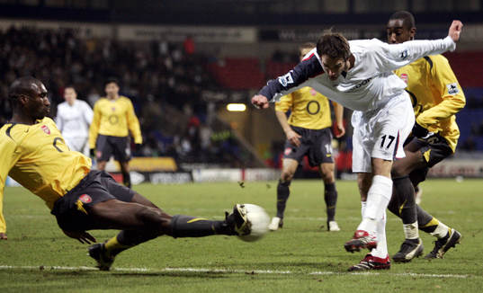 Fotboll, engelsk, FA-cupen, Bolton Wanderers - Arsenal