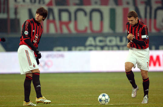 Kaka och Shevchenko Milan