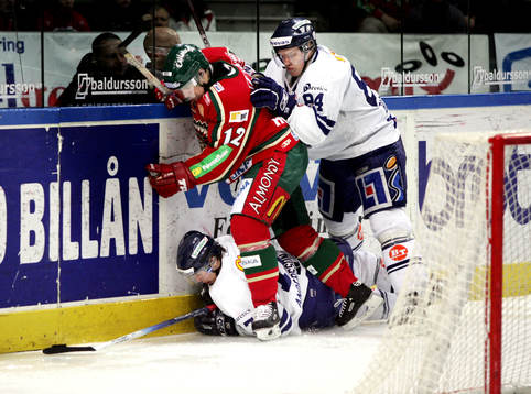 Peter Högardh, Frölunda och Patric Blomdahl, Linköping.