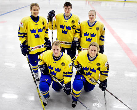 Ishockey, dam, Sverige, träning. Maria Rooth, Jenni