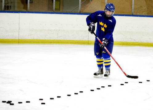 Ishockey, dam, Sverige, träning