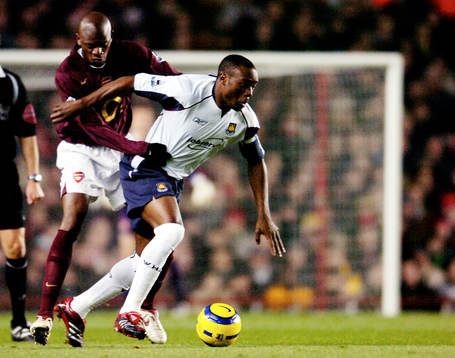 Fotboll, engelsk liga, Premier League, Arsenal - West Ham