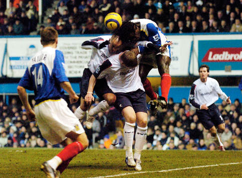 Fotboll, engelsk liga, Premier League, Portsmouth - Bolton