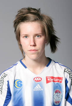Fotboll, dam, Porträtt, Eskilstuna