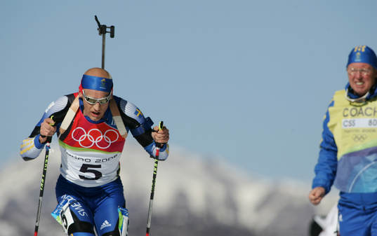 OS 2006 Vinter. Tränare Wolfgang Picherl försöker få