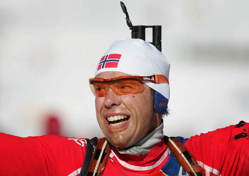 OS 2006 Vinter. Skidskytte. Norrmannen Halvard Hanevold var