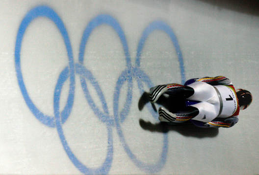 OS 2006, Vinter. Rodel. Jan Eichhorn, Tyskland fräser fram