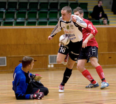 Anders Jonsson, målvakt, Västervik och Daniel Leinar,