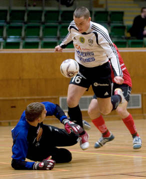 Anders Jonsson, målvakt, Västervik och Daniel Leinar,