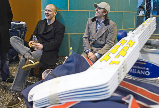 Mats Sundin och Henrik Lundqvist
