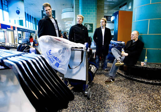 Fredrik Modin, Daniel Alfredsson, Mikael Tellqvist och Mats
