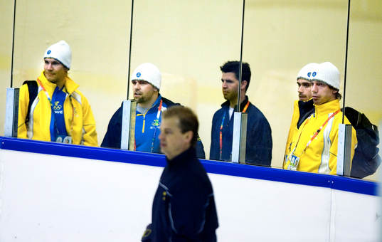 Nicklas Lidström, Tomas Holmström, Henrik Zetterberg och