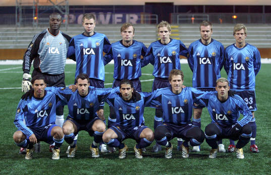 Fotboll, Royal League, Djurgården, startelva, lagbild
