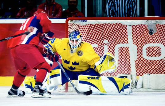 Henrik Lundqvist, målvakt utmanas i slutminuterna