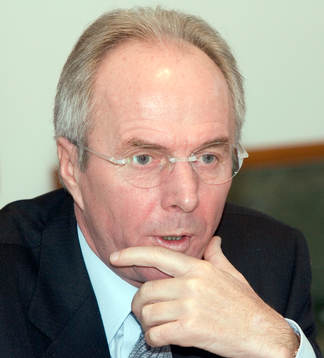 Sven-Göran (Sven Göran)Eriksson, förbundskapten, England