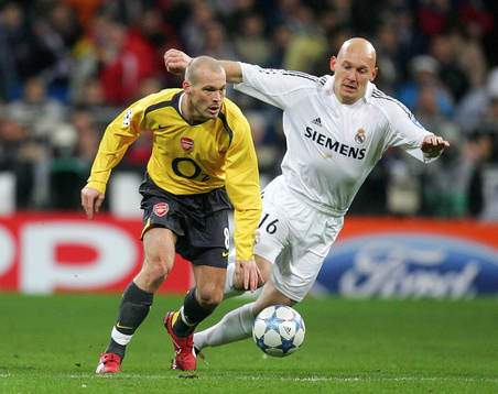 Fredrik Ljungberg, Arsenal och Thomas Gravesen, Real Madrid