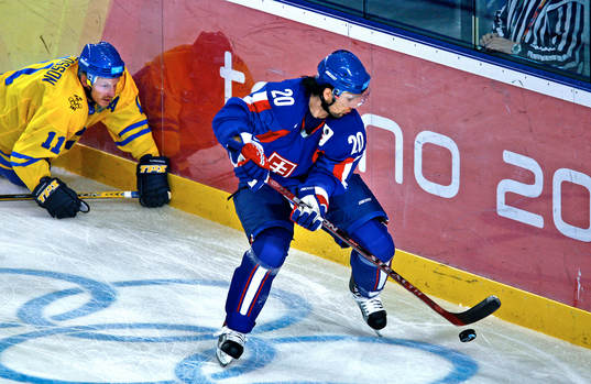 Daniel Alfredsson och Marian Hossa
