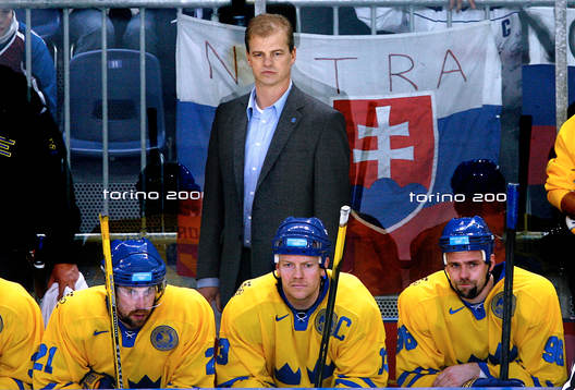 Bengt-Åke Gustafsson, förbundskapten, Peter Forsberg,