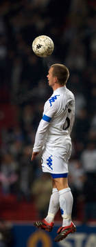 Tobias Linderoth, FC Köpenhamn. Flygande nick
