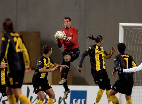 Ante Covic, målvakt, Hammarby. Räddning