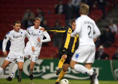 Michael Gravgaard och Brede Hangeland, FC Köpenhamn,