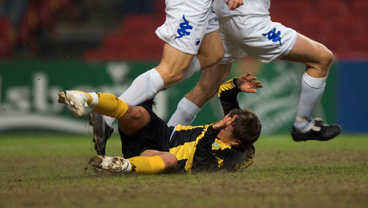 Tackling. På fall