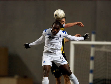 Peter Ijeh, FC Köpenhamn i nickduell. Nick