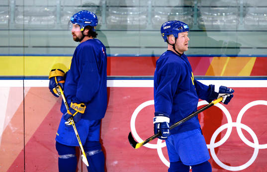 Peter Forsberg och Mats Sundin