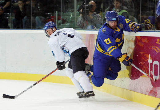 Petteri Nummelin, Finland och Peter Forsberg, Sverige