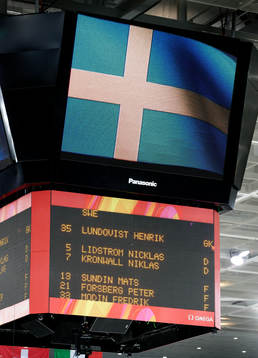 Sveriges förstafemma , förstakedja, laguppställning i OS