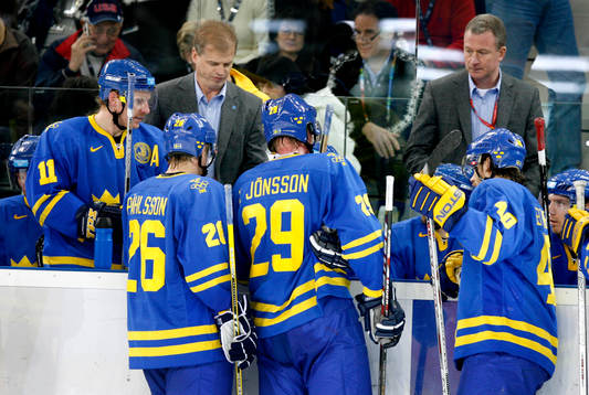 Daniel Alfredsson, Bengt-Åke Gustafsson (förbundskapten),