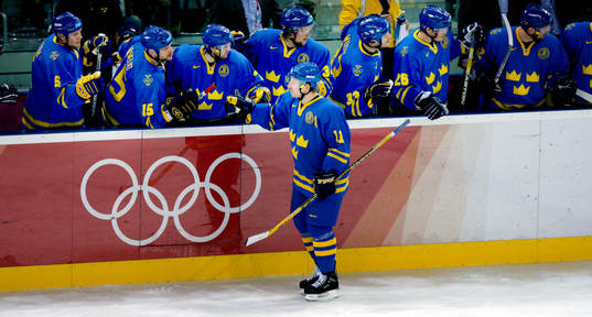 Daniel Alfredsson, Sverige, jubel