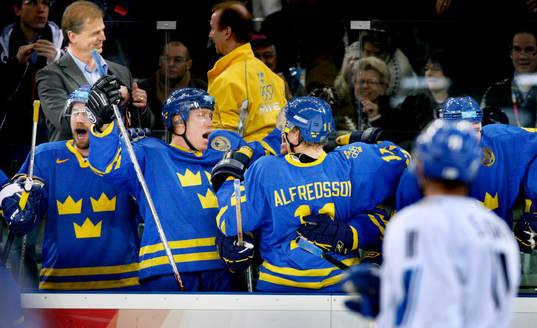 Begnt-Åke Gustafsson, (tränare), Peter Forsberg, Jörgen