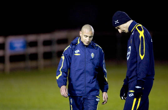 Henrik Larsson och Zlatan Ibrahimovic