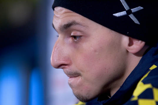 Zlatan Ibrahimovic, visst är där lite skägg på hakan